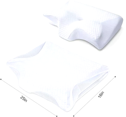 DeepRest® Ergonomic Cooling Memory Foam Neck Pillow