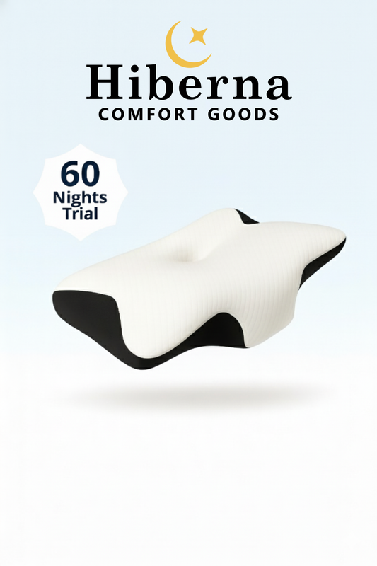 DeepRest® Ergonomic Cooling Memory Foam Neck Pillow