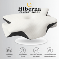 DeepRest® Ergonomic Cooling Memory Foam Neck Pillow